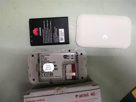 Airtel DigitalTV E5573Cs-609 Wireless Hotspot Single_Band Wi-Fi Data ...