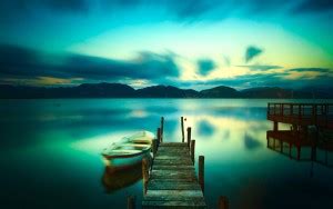 Nature Sticker Wall Poster|River With Boat Poster|Interior wall Poster ...