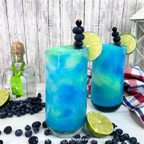 Frozen Blueberry Limeade Margaritas Recipe—Perfect for Summer