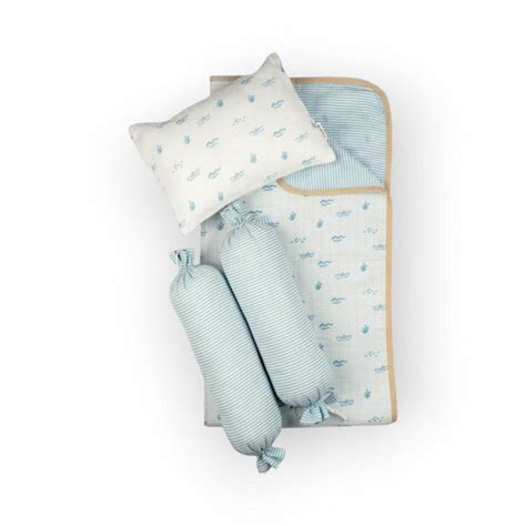Masilo Mini Cot Set – Sea Breeze – Babyamore