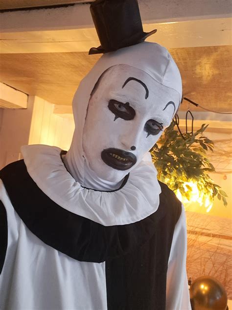 Getting ready for Halloween 🎃 Art the Clown quickly became a favourite of mine do i will cosplay ...
