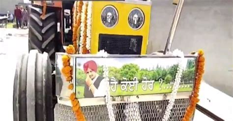 Sidhu Moose Wala's cremation: 5911 tractor-trailer to be part of late ...