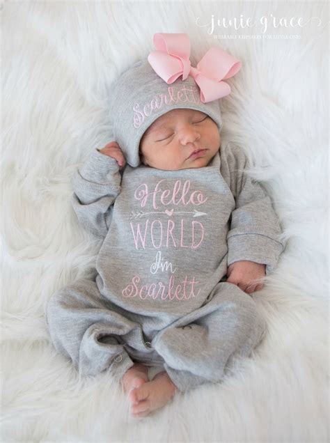 Newborn Baby Girl Outfits Take Home Outfit at Randall Starkes blog