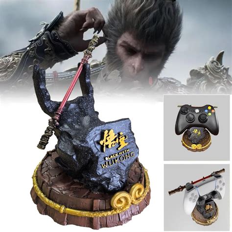 Black Myth Wukong Game Controller Stand With Golden Hoop Tightening ...
