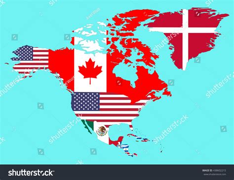 North American Country Flags