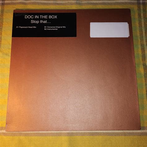 Doc In The Box – Stop That... (12", Fuel Record.. | Köp på Tradera ...