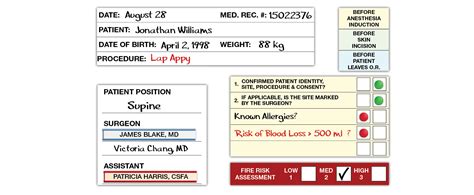 Image result for Time Out Procedure Checklist