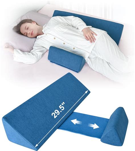 Amazon.com: Fanwer Wedge Pillow for Side Sleeping, Back Pillow for Side ...