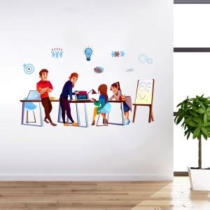 Decal O Decal 50 cm Office Group Discussion Ideas Exchange Wall ...