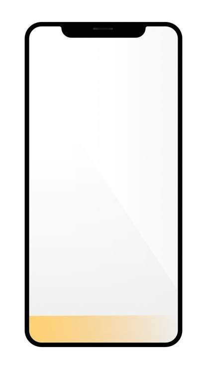 Minimalist smartphone mockup with blank screen and gradient | Premium ...