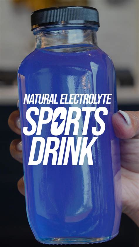 Natural Electrolyte Sports Drink