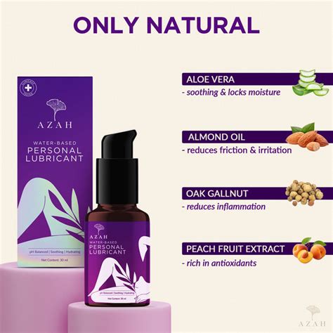 Water-Based Intimate Lubricant For Women 30ml — Azah