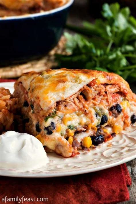Mexican Lasagna White Sauce   The Best Blog Recipes