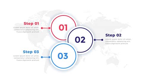 Three steps timeline business infographic elements | Free Vector