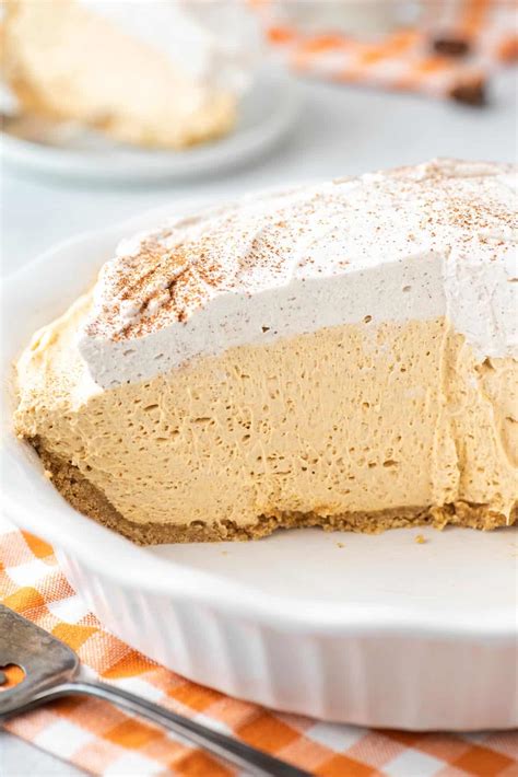 Easy No Bake Pumpkin Pie Recipe | The First Year