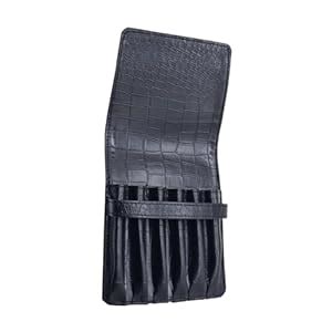 essart Faux Leather 6-Slot Pen Case with Secure Loop - Stylish ...