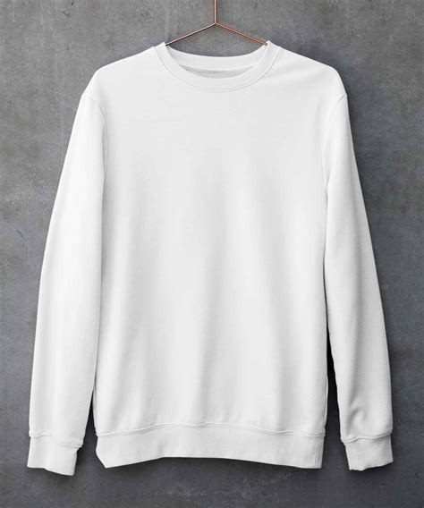 White - Basic Sweatshirt – TheBTclub
