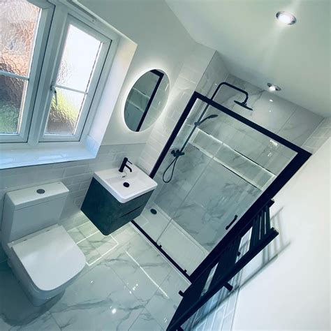 Matte black bathroom | Ensuite shower room, Hotel style bathroom ...