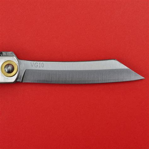 Japan NAGAO HIGONOKAMI folding pocket stainless knife VG10 100mm ...