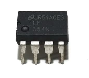 Invento LF351 - Wide Bandwidth JFET Input Op-Amp - TI - DIP-8 : Amazon ...