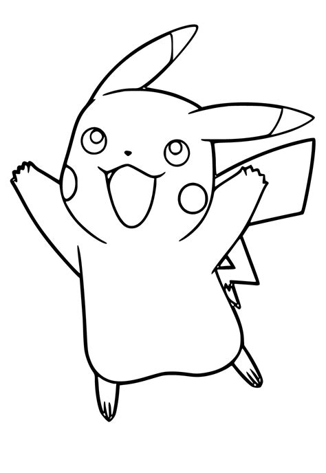 Baby Pikachu Coloring Pages