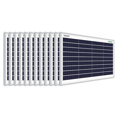 WAAREE 40 Watt 12 Volt Mono Perc Solar Panel (Pack of 31) : Amazon.in ...
