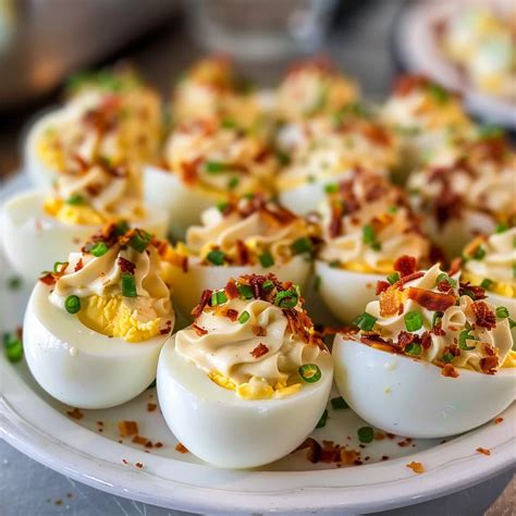 Easy Recipe for Delicious Loaded Deviled Eggs – Healthy Recipes
