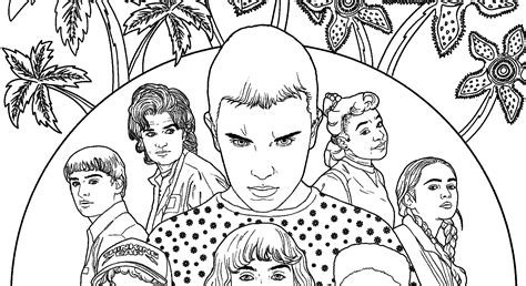 Stranger Things Color Pages - Jenny Printable