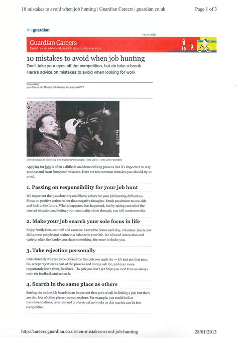 Article in Guardian Careers | PDF