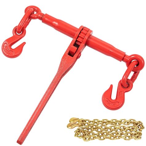 SVOPES Chain Load Binder. 5/16inch Tie Down Kit with 6600LBS Working ...