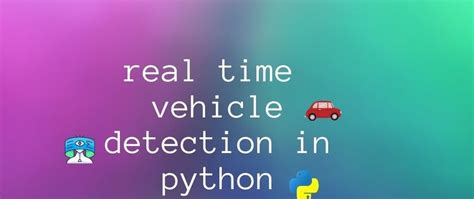 Image result for Vehicle Detection Python