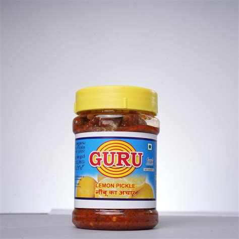 Guru Lime Pickle/Lemon Pickle/Khatta Nimbu Achar Home Made Healthy ...