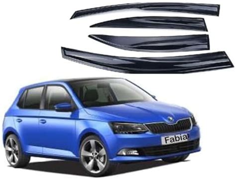 ROYALTECH Car Rain Wind Door Visor/Side Window Deflector/Unbreakable ...