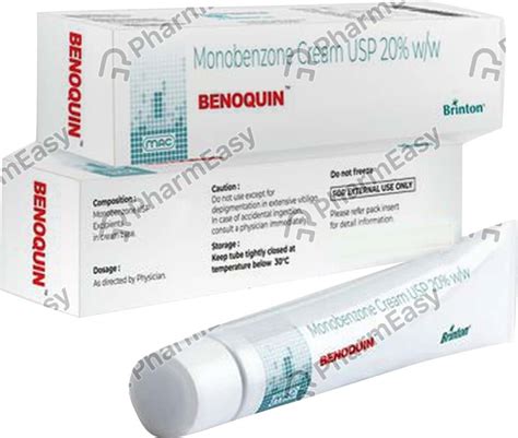 Benoquin 20 % Cream (20): Uses, Side Effects, Price, Dosage ...