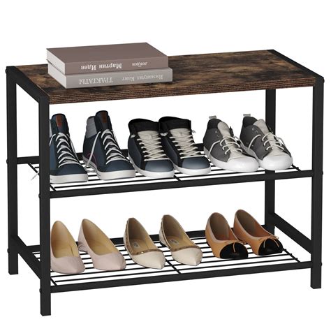 Three tier on sale shoe rack