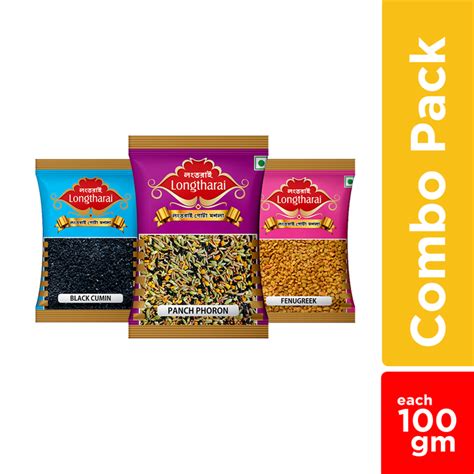 Longtharai Gota Masala | Black Cumin, Panch Phoron, Fenugreek -100 gm