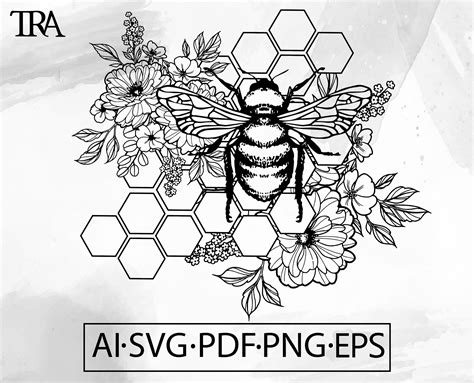 Honeycomb tattoo stencil - Bronctattooaus.com