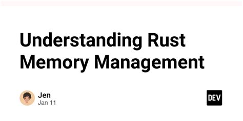 Image result for Rust Memory Model