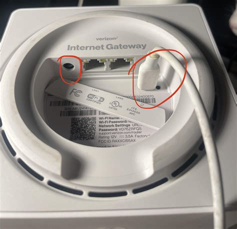 Verizon home internet: Did anyone figure what this port is and what ...