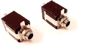 ERHIndia (Pack of 2) 6.35mm MONO Jack Female Socket Panel Chassis Mount ...