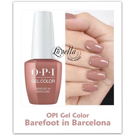 Jual OPI Gel Color Barefoot in Barcelona (OPI ORIGINAL / OPI ASLI / OPI ...