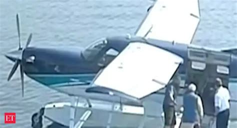 Watch: PM Modi's Seaplane Ride On Sabarmati On Last Day Of Gujarat ...
