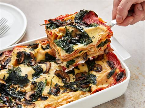 Spinach Lasagna With Mushrooms at Jo Diggs blog