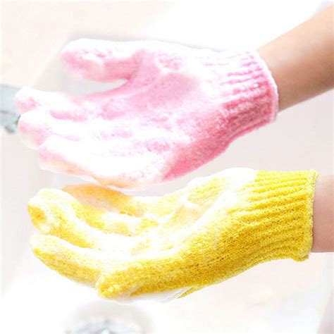 Buy HEALLILY Body Scrubbers Exfoliating Bath Gloves, Made of NYLON ...