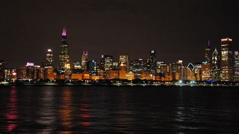 🔥 [80+] Chicago Night Skyline Wallpapers | WallpaperSafari