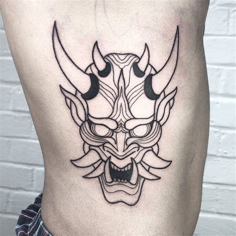 Mask Oni Tattoo