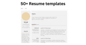 Image result for Simple Resume Project with HTML and CSS
