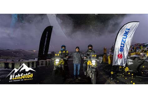 Suzuki V-Strom SX sets national record in Ladakh expedition | Autocar ...