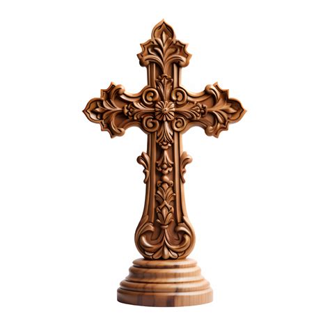 de madera cristiano cruzar aislado en transparente antecedentes ,cruz ...