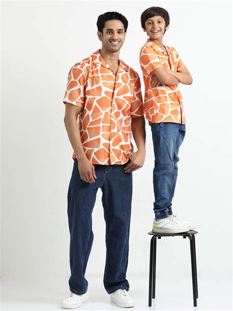 Buy Printed Matching Dad and Son Shirts Online India